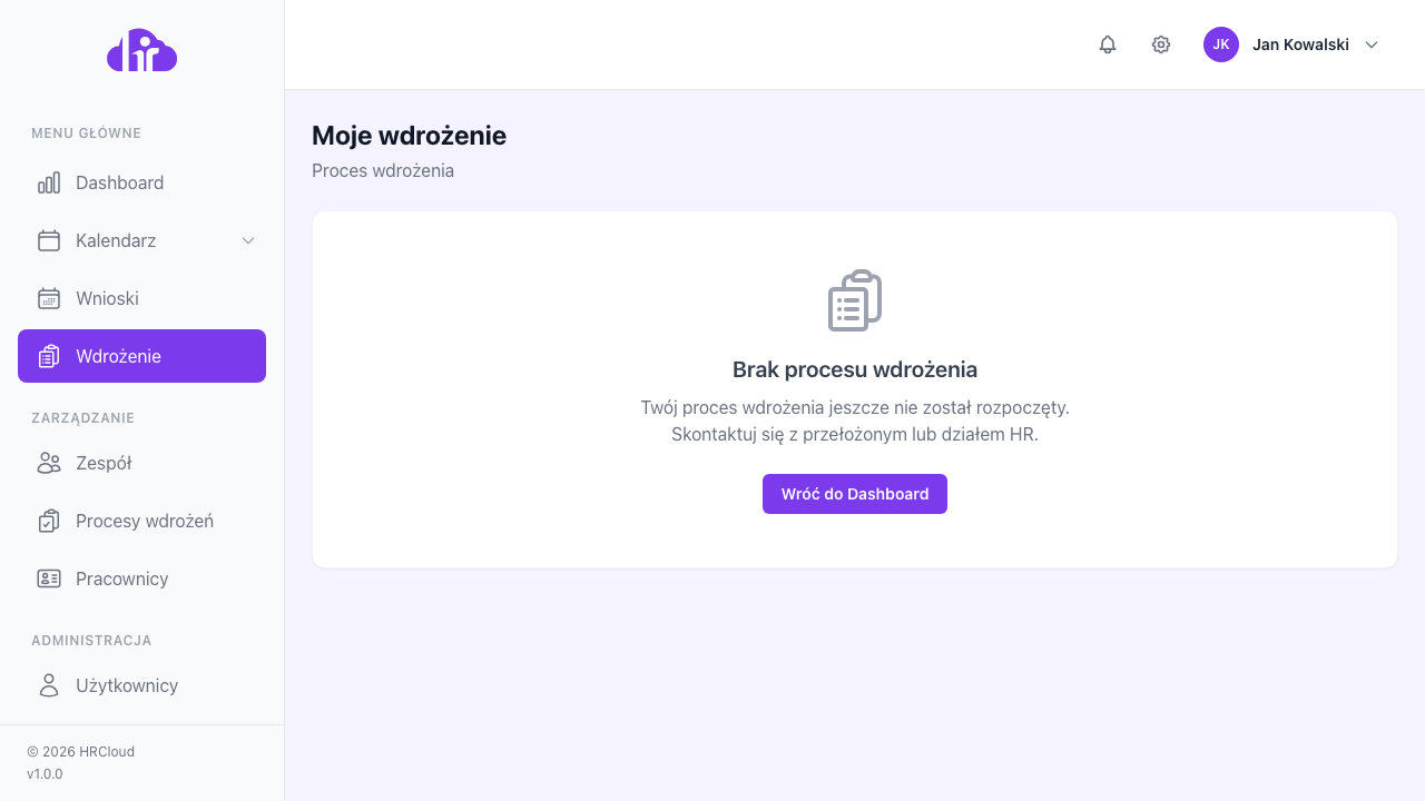 Lista zadań onboardingowych